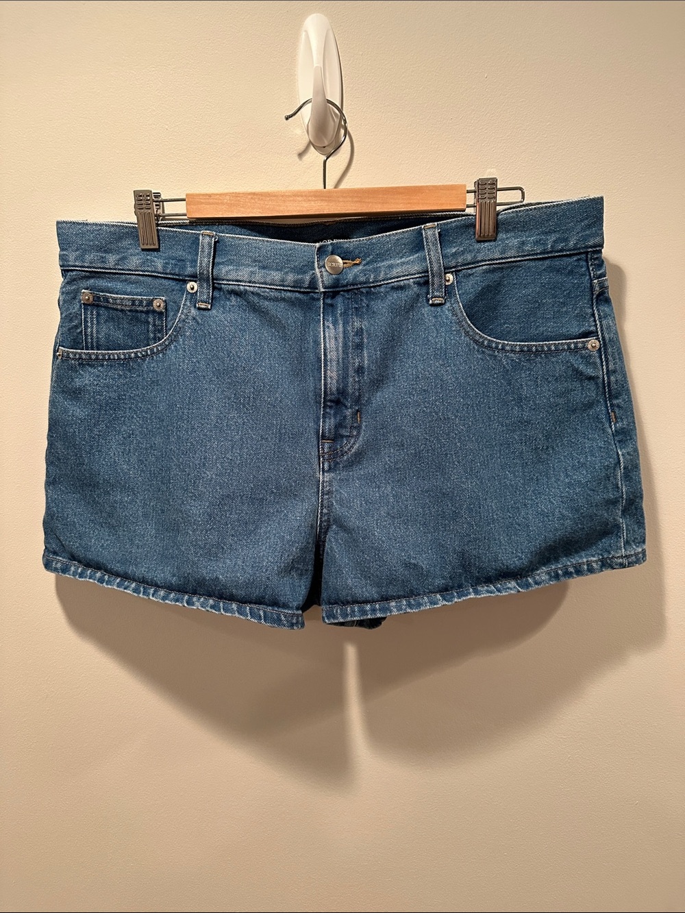 J. Crew Classic Mid-Blue Denim Shorts